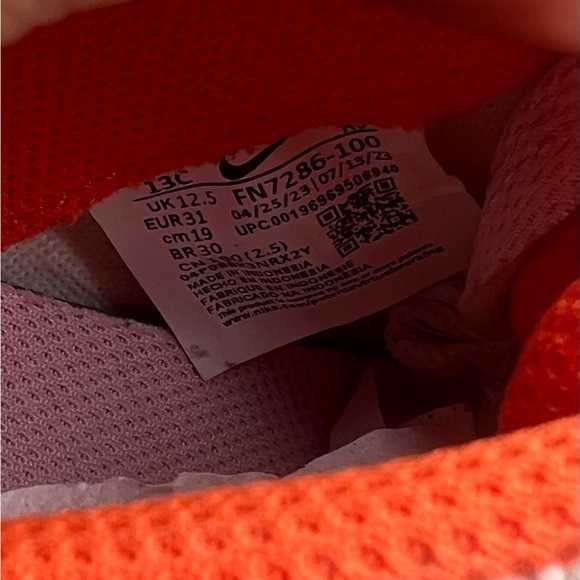 2023 Nike Air Max 1 SE Easy On Tie Dye Athletic Shoes - Kids Toddler Size 13 - Picture 8 of 8